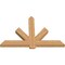 Ekena Millwork Kennewick Timber Gable Bracket, Western Red Cedar, 60"W x 40"H x 3 1/2"D x 5 1/2"F, 16/12 Pitch GBW060X40X0406KEN00SWR - alternate 2